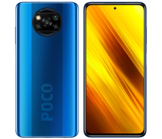 Xiaomi POCO X3 NFC 6/128GB Cobalt Blue - 590039 - zdjęcie